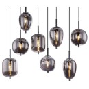 Globo 15345-8 závesný luster Blacky 8x40W | E14