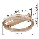 Globo 67196-36 LED prisadené stropné svietidlo BLONDIE  | 36W integrovaný LED zdroj | 2000lm | 2700-6500K