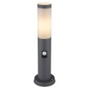 Globo 3158AS vonkajší stĺpik s pohybovým čidlom Boston 1x60W | E27 | IP44 - antracit