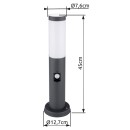 Globo 3158AS vonkajší stĺpik s pohybovým čidlom Boston 1x60W | E27 | IP44 - antracit