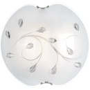 Globo 40404-3 stropné svietidlo 3x40W | E27 - matný nikel, priehľadný krištáľ