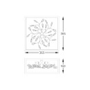 Zuma Line 003064-028139 prisadené stropné svietidlo SPRING G9