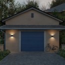 Philips 8721103104830 LED vonkajšie nástenné svietidlo Zyra  | 4W integrovaný LED zdroj | 800lm | 2700K | antracit