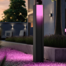 Philips Hue  8721103118516 LED vonkajší stĺpik Turaco  | 8W integrovaný LED zdroj | 1100lm | 2000-6500K | rgb - farebné | stmievač | antracit