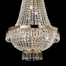 Ideal Lux 114712 závesné stropné svietidlo Caesar Oro 4x40W | G9 - krištáľ