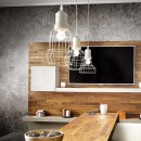 Ideal Lux 114927 závesné stropné svietidlo Cage Round 1x60W | E27 - biele