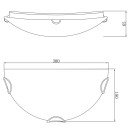 Globo 40402W nástenné svietidlo Calimero I 1x60W | E27