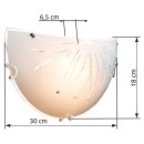 Globo 40402W nástenné svietidlo Calimero I 1x60W | E27