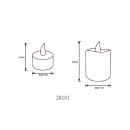 Globo CANDLY 28101 LED stolná lampička | 1W LED | 3lm | param_chromaticnost_val_2300K