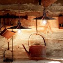 závesné svietidlo - luster Ideal lux CANTINA 1 x 40W E14 - medená