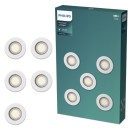 Philips 8721103037138 sada zapustených svietidiel Peridot  GU10 | biela