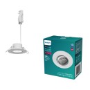 Philips 8721103037930 LED zapustené svietidlo Cilantro  | 5W integrovaný LED zdroj | 500lm | 2700K | biela