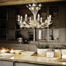 Ideal Lux 121857 závesné stropné svietidlo Champagne 6x40W | E14