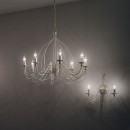 Ideal Lux 057187 závesné stropné svietidlo Corte Ruggine 5x40W | E14 - hrdz