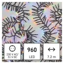 EMOS D4BM05 LED vianočná svetelná reťaz integrovaný LED zdroj | RGBK