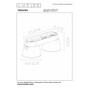 Lucide L099360231 bodové stropné svietidlo TRIGONO GU10/LED