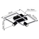 Globo 67308-36 LED prisadené stropné svietidlo DANNY  | 36W integrovaný LED zdroj | 2600lm | 3000K
