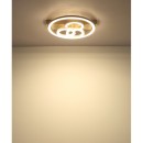 Globo 48040-40SA LED prisadené stropné svietidlo DARRYL  | 40W integrovaný LED zdroj | 2095lm | 3000/4000/6000K