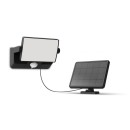Philips 8721103105653 LED solárne vonkajšie nástenné svietidlo Fyns  | 8W integrovaný LED zdroj | 1000lm | 3000K | čierna