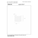 Lucide L212291830 nástenné svietidlo TAGALOG E27
