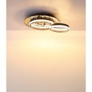 Globo DELLA II 67361G LED prisadené stropné svietidlo | 24W LED | 845lm | 3000K