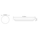 Globo 32118-24 LED vonkajšie prisadené stropné svietidlo Dori 1x24W | 3000K | IP54
