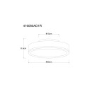 Globo DORO 416080AD1R LED prisadené stropné svietidlo | 12W LED | 600lm | 3000K