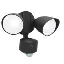 Lutec 7622220012 LED vonkajšie nástenné svietidlo Draco, senzor, kamera 1x19W | 1200lm | 5000K | IP44 - čierna