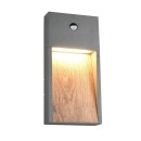 Trio T246969135 LED vonkajšie nástenné svietidlo SALMON  | 11W integrovaný LED zdroj | 1200lm | 3000K