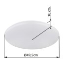 Globo 41261-24 LED prisadené stropné svietidlo ECLYPSE  | 24W integrovaný LED zdroj | 2000lm | 3000K