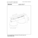 Lucide L099350231 bodové stropné svietidlo TRIGONO GU10