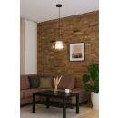 Italux PND-61001A-BK závesné stropné svietidlo Feder E27
