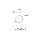 Globo EILA 48558-48 LED prisadené stropné svietidlo | 48W LED | 2640lm