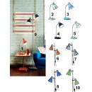 stolná lampa Ideal lux ELVIS 1 x 60W E27 - oranžévá