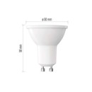 EMOS ZQ8E23 LED žiarovka Classic | 4W GU10 | 450lm | 4000K