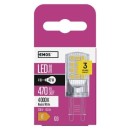 EMOS ZQ9545 LED žiarovka Classic | 4W G9 | 470lm | 4000K