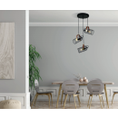 Italux PND-2445-3-BK Antoin | 40W E27