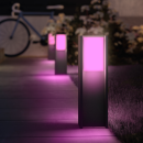Philips Hue  8721103118455 LED vonkajší stĺpik Turaco  | 8W integrovaný LED zdroj | 1100lm | 2000-6500K | rgb - farebné | stmievač | antracit