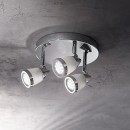 Ideal Lux 094076 nástenné bodové svietidlo Faro 2x28W | GU10 - chróm