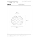 Lucide L211284030 prisadené stropné svietidlo DANZA  E27
