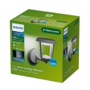 Philips 8721103104878 LED vonkajšie nástenné svietidlo Nuvy  | 4W integrovaný LED zdroj | 800lm | 2700K | antracit