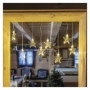 Emos DCGW02 LED záhradná dekoračná vianočná reťaz - záves hviezdy 5m 3,6W | 8LED | 2700K | IP44 - teplá biela