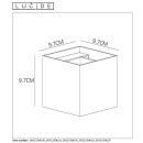 Lucide 09217/04/97 LED nástenné svietidlo Xio 1x3,5W | G9 | 2700K