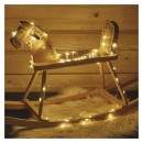 Emos D3AW01 vianočná nano reťaz 4m 40 LED | 2,4W | IP44 - teplá biela, časovač, medená