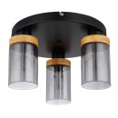 Globo 15557-3D prisadený luster Finca 3x40W | E27