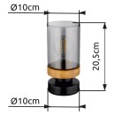 Globo 15557T stolná lampa Finca 1x40W | E27