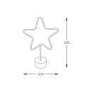Zuma Line 003064-027943 LED stolná lampička STAR integrovaný LED zdroj