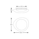 Zuma Line 003064-027925 LED prisadené stropné svietidlo AURA integrovaný LED zdroj