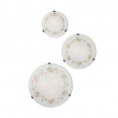 Ideal Lux 021416 závesné stropní svietidlo Foglia Small 2x60W | E27 - biela