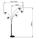 Globo 58228NBS stojacia lampa SEYMOUR  E27